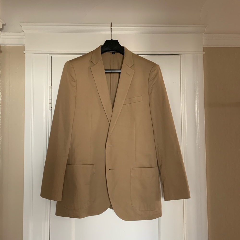 Khaki blazer from J.Crew